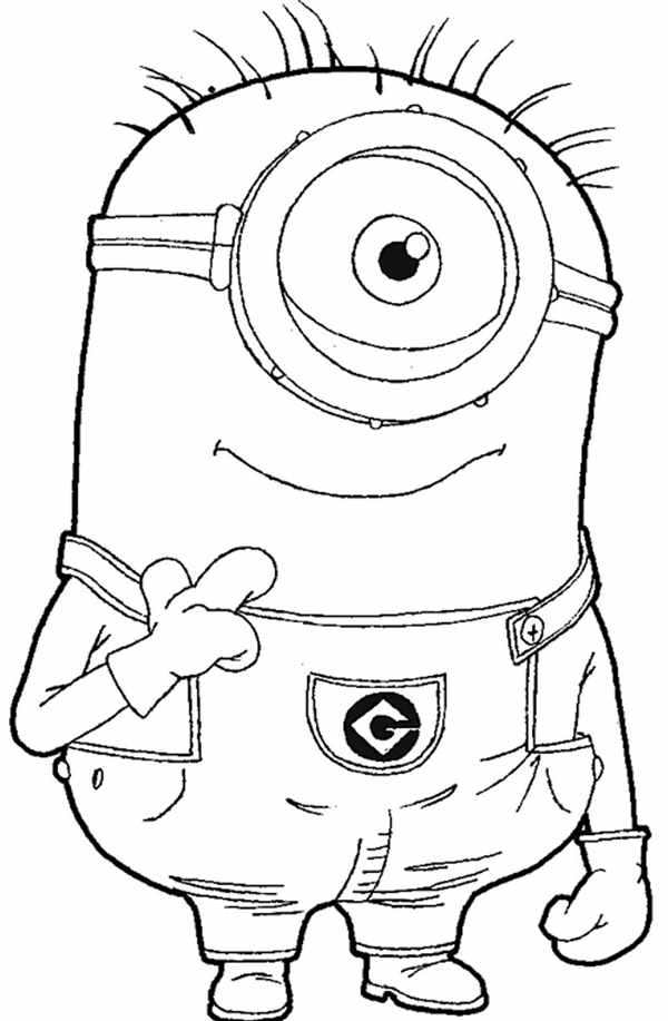 D&M раскраска Minions. Я люблю миньонов