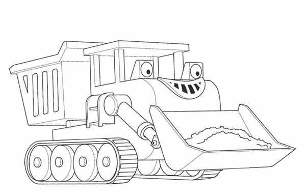 Раскраска трактор John Deere