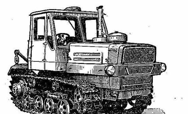Дт75 бульдозер раскраска