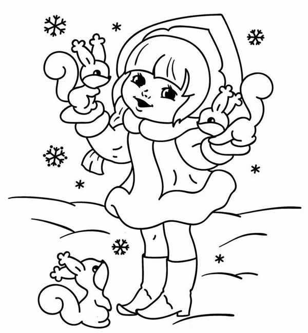 Новогодняя раскраска