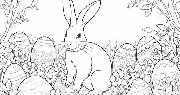 Easter Coloring by numbers