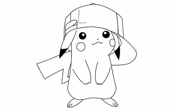 Пикachu на Перевёртона Раскраска Где Каждый Рисунок Маленький Чародейский Взгляд