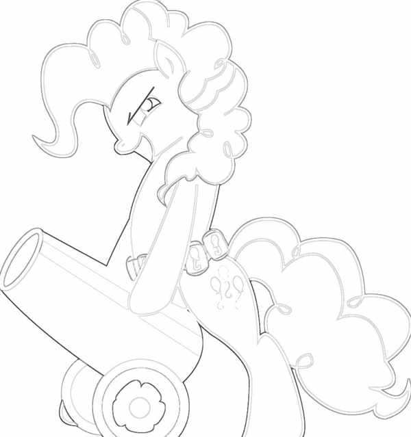 Раскраска my little Pony Pinkie pie