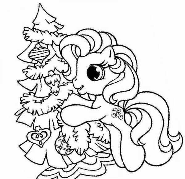 Раскраска my little Pony Флаттершай