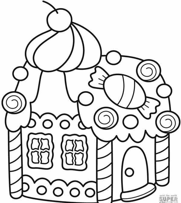Домик для раскрашивания