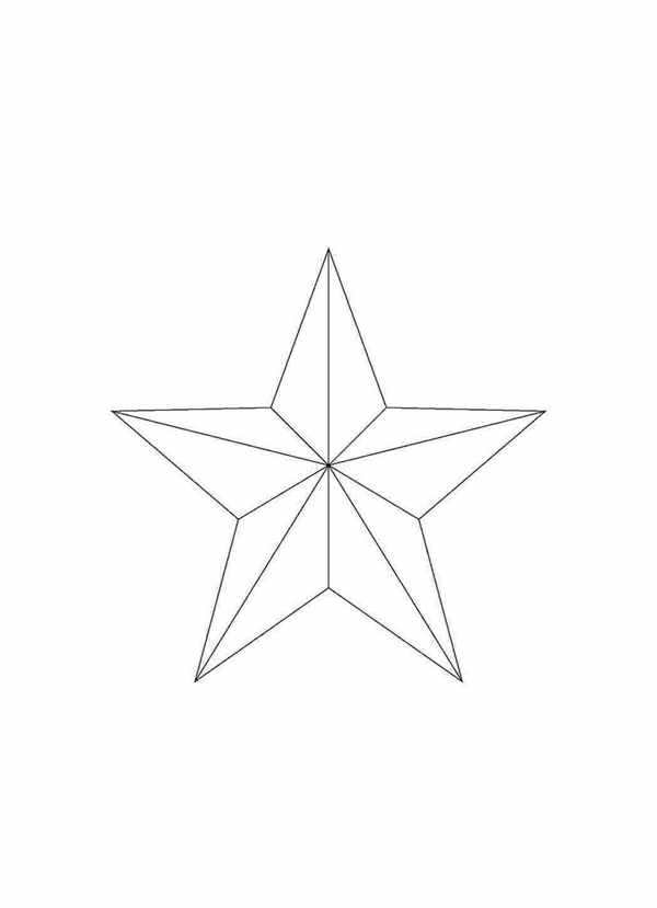 Трафарет звезды