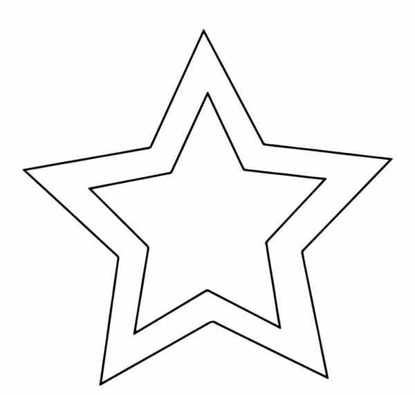 Трафарет звезды