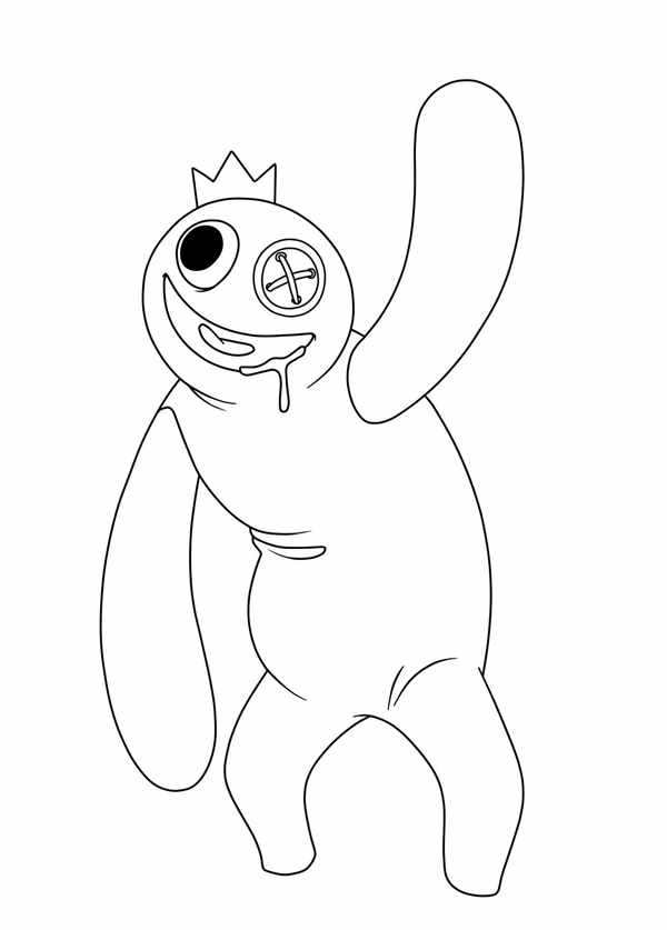 Rainbow friends раскраска