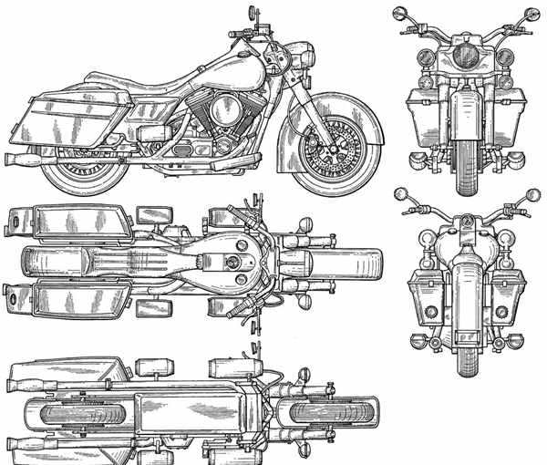 Ducati двигатель чертеж