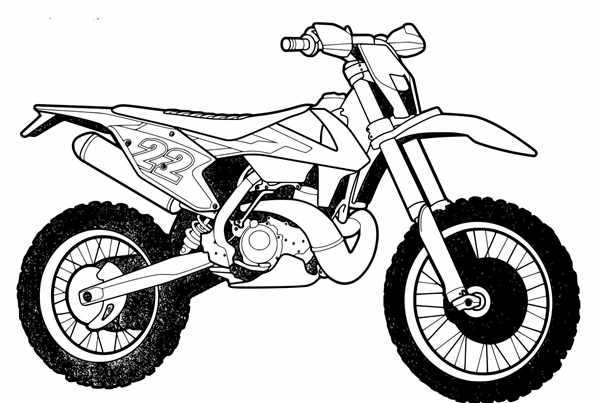 Harley Davidson Sportster чертёж