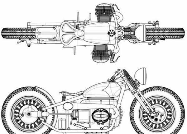 Раскраски мотоцикл BMW r1200gs