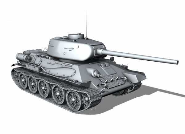 Танк т-34 3д