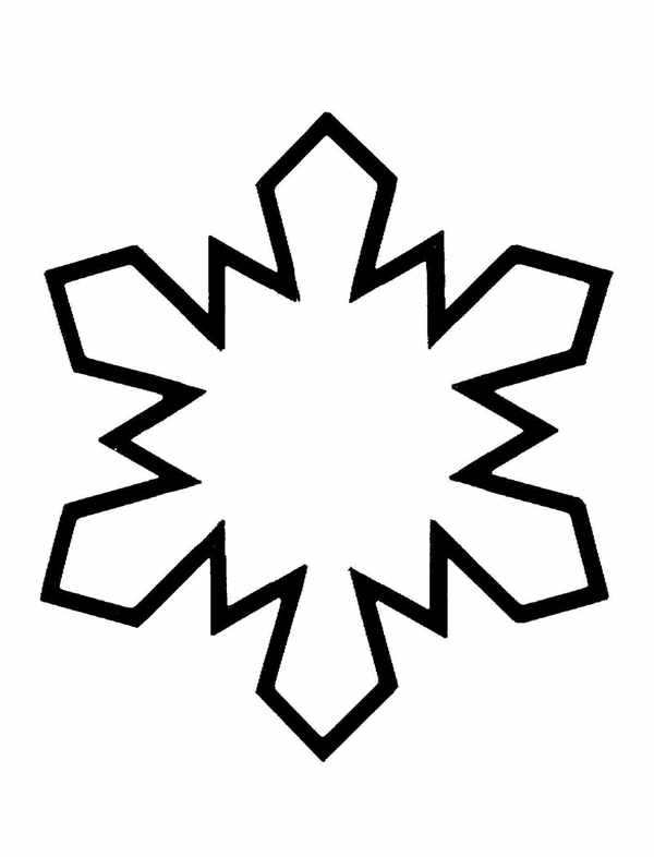 Раскраска снежинки много