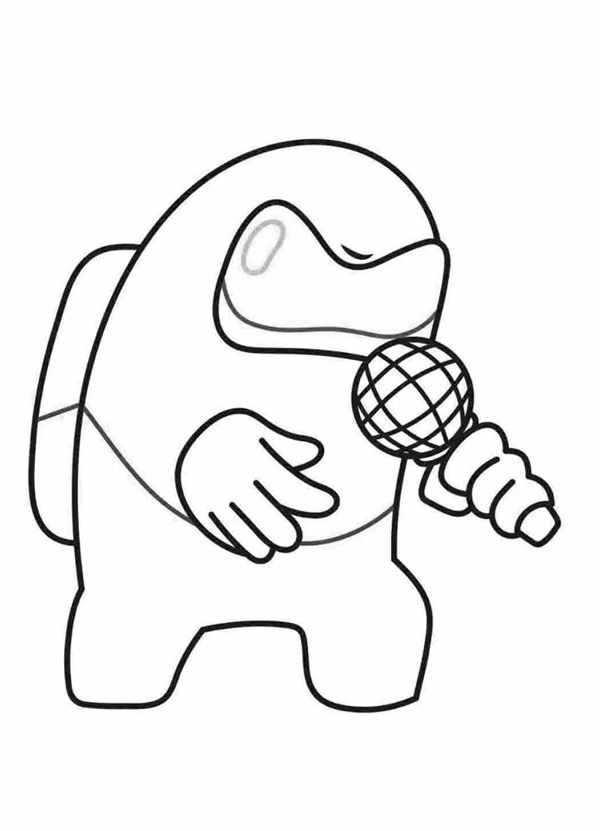 Раскраска А mongs КлоунCreative Coloring for Fans