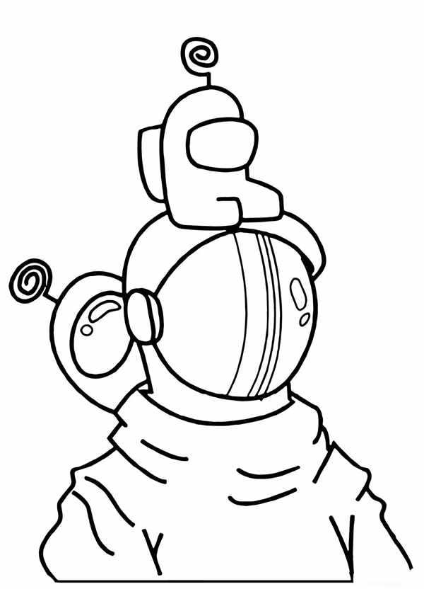 Раскраска А mongs КлоунCreative Coloring for Fans