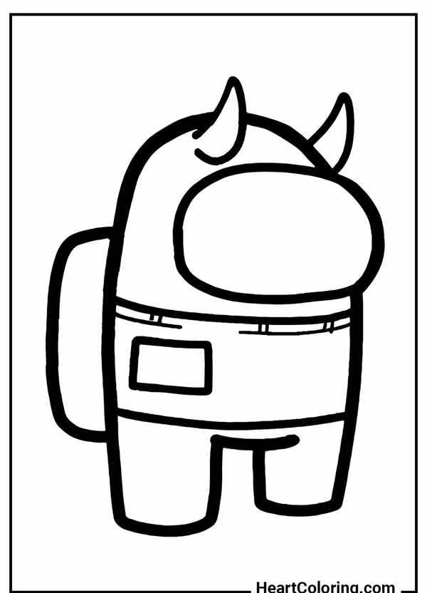 Раскраска А mongs КлоунCreative Coloring for Fans