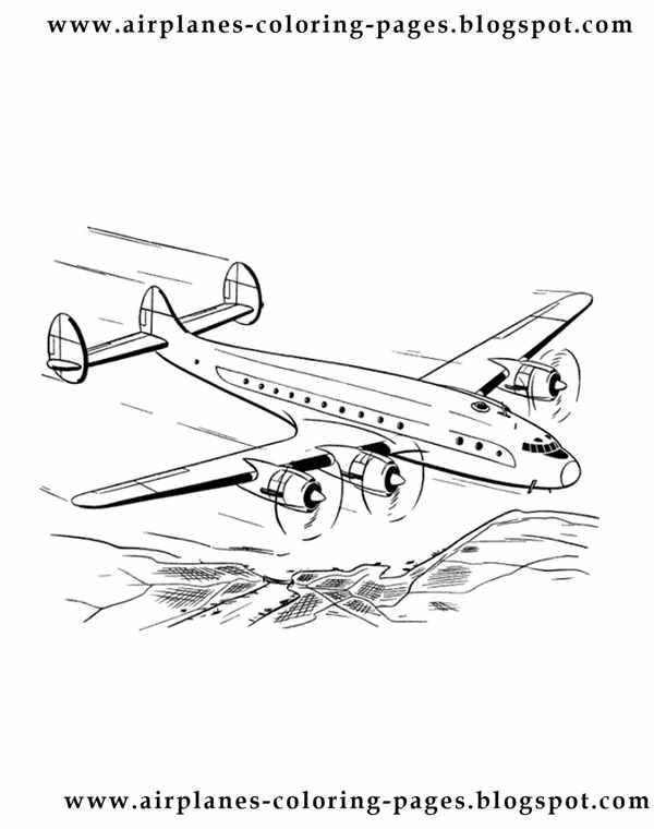 Раскраска самолет Боинг 737