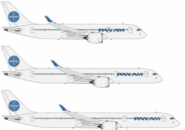 Раскраска самолет Airbus a350