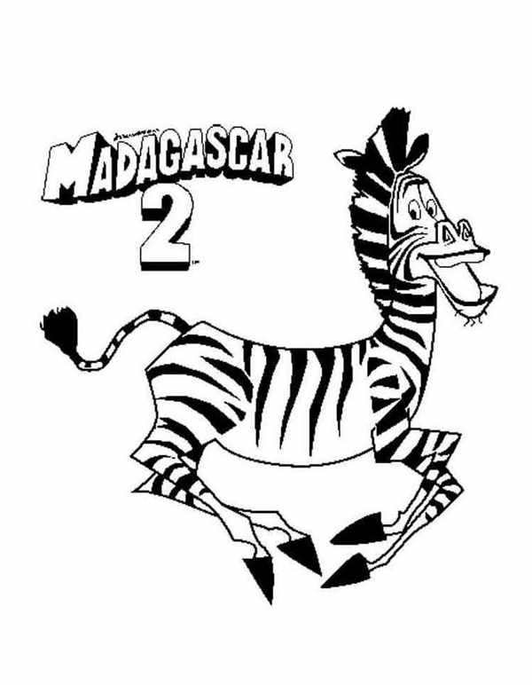Мадагаскар раскраска