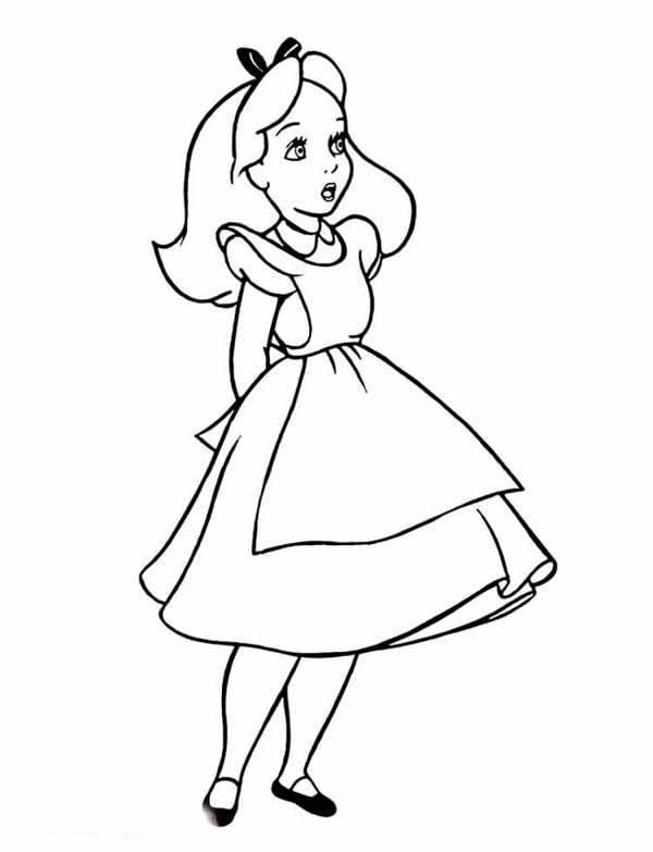 Alice раскраска