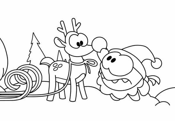 Cut the Rope раскраска