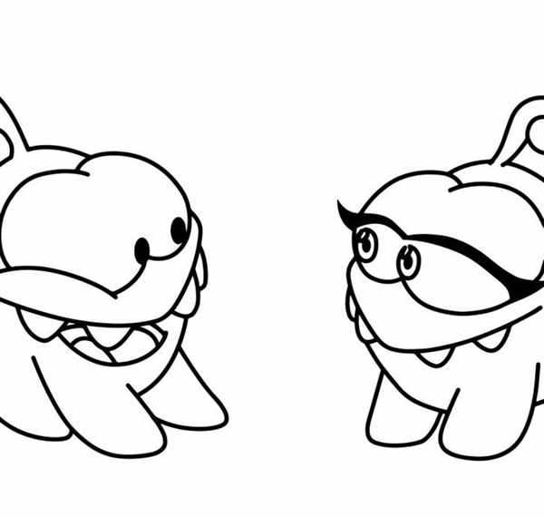 Cut the Rope раскраска
