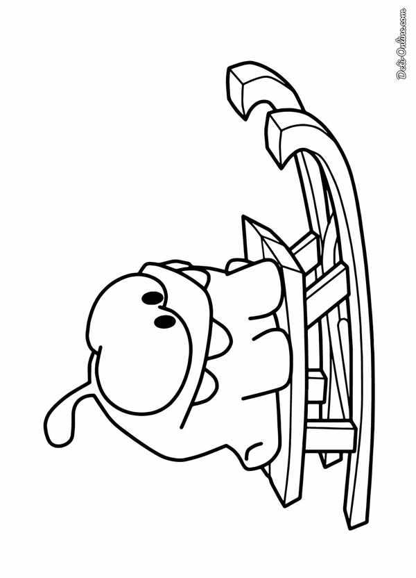 Cut the Rope раскраска