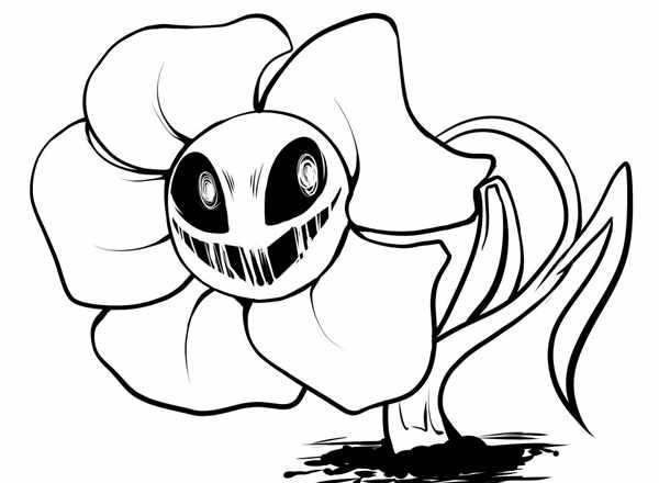 Undertale Sans раскраска