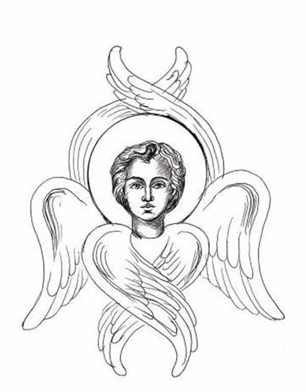 Раскраска Ангелхранитель планеты