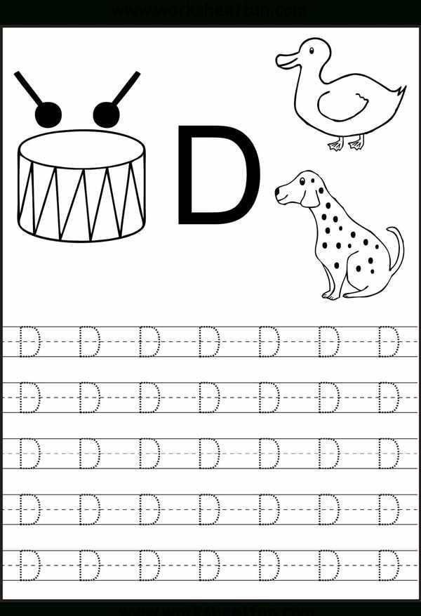 Letter d прописи
