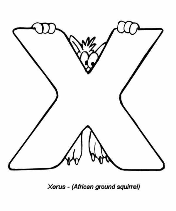 Английская буква x