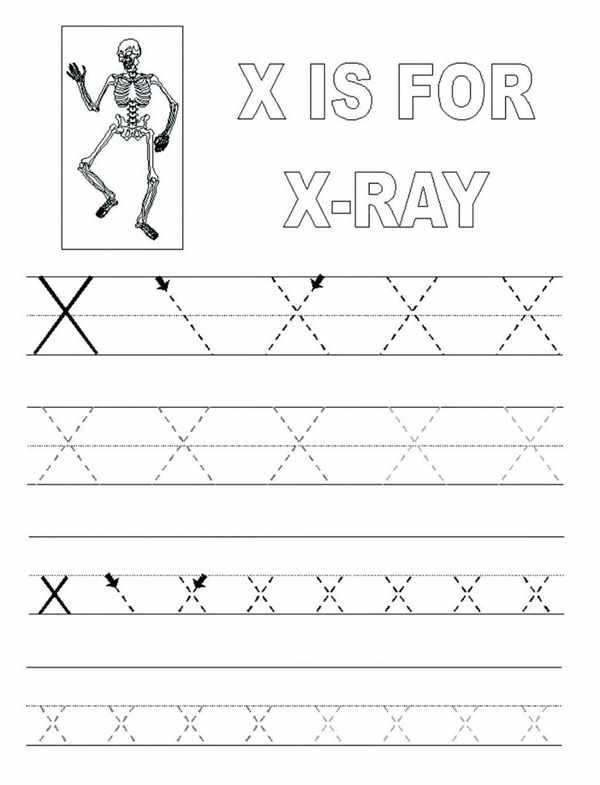 Letter x Worksheet