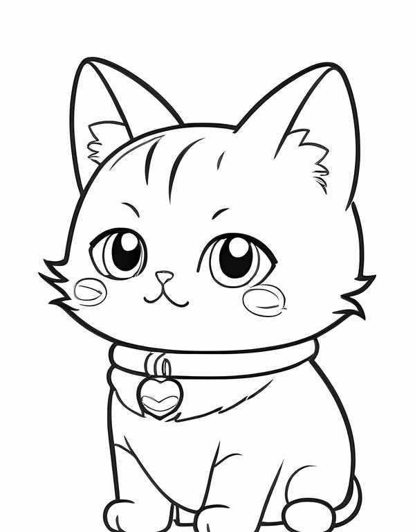 Раскраска аниме котики девочки