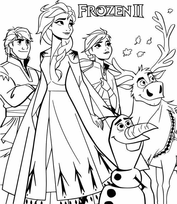 Раскраска Anna Elsa