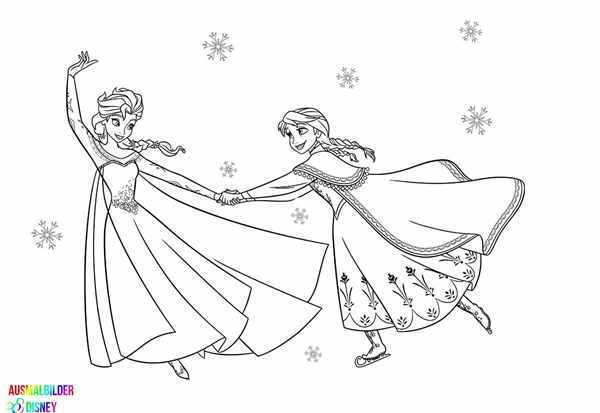 Принцессы Elsa raskraska