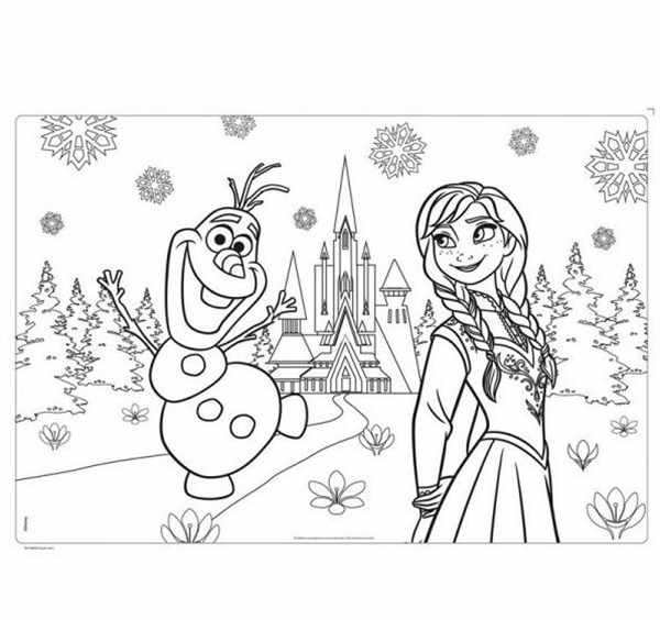Раскраска Anna Elsa