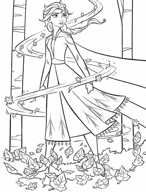 Раскраска Anna Elsa