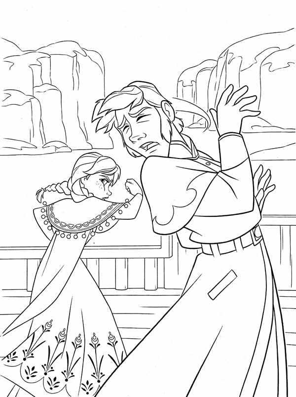 Раскраска Anna Elsa