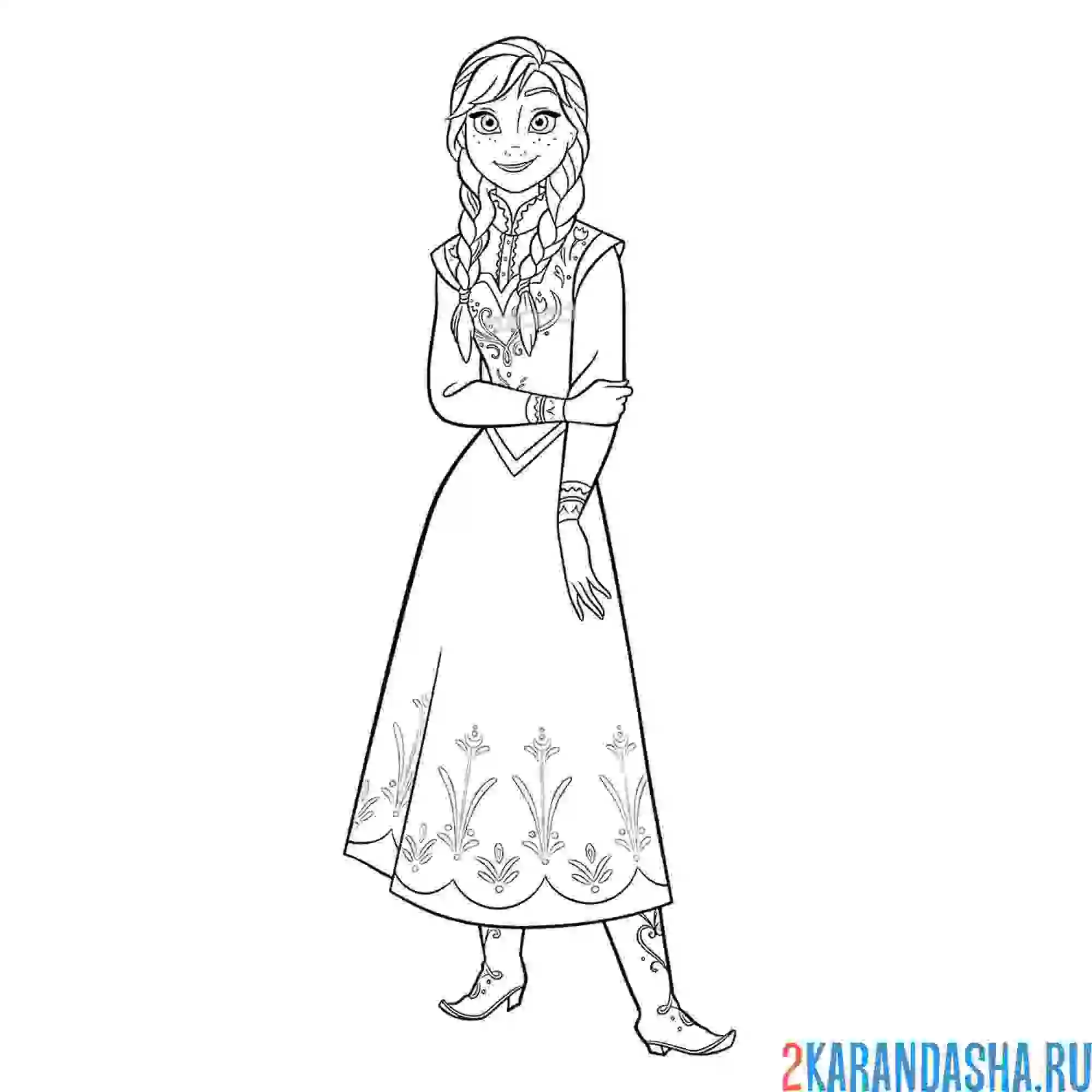 Анна Щербакова раскраска