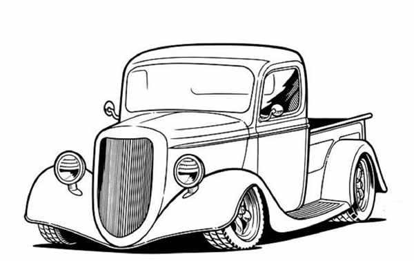 Автомобили (раскраски)