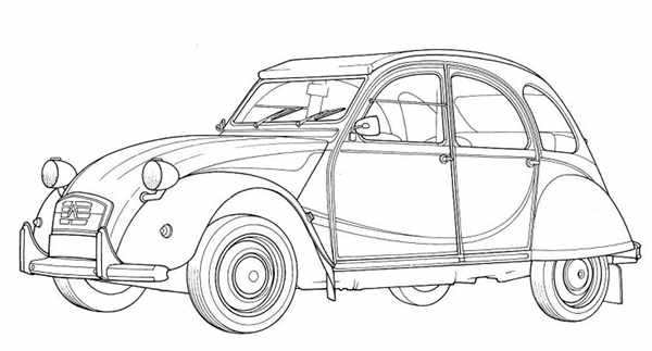 Автомобили (раскраски)