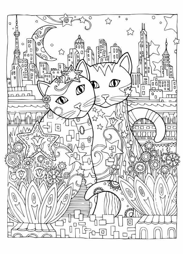 Кошка балерина раскраска