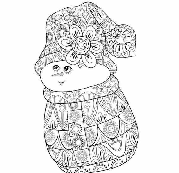 Раскраска новогодние игрушки
