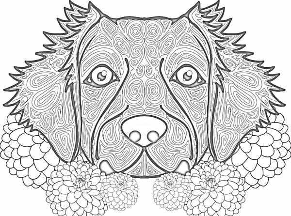Раскраска Антистресс сdogs Скачать Увлекательную Игру для Расслабления