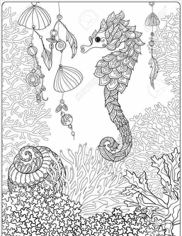 Кораллы эскиз