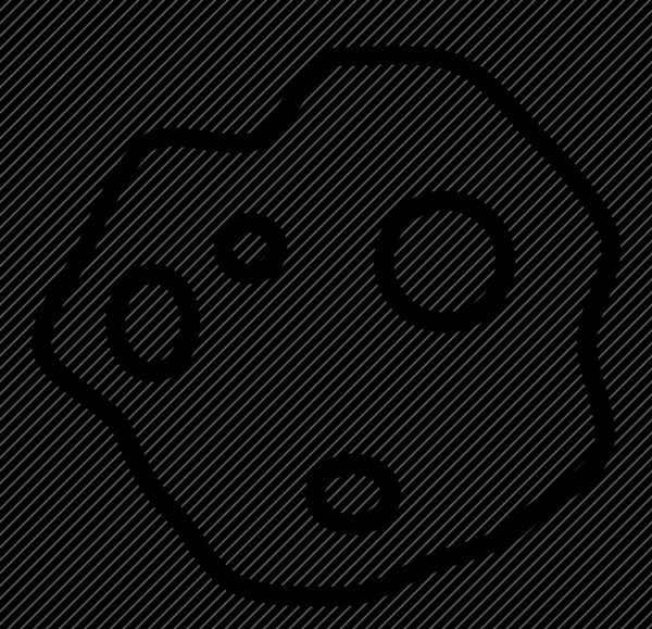Раскраска Астероид веселые игры для малышей