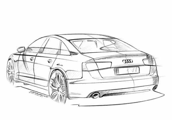 Ауди rs7 раскраска