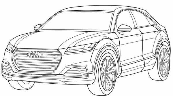 Раскраска Ауди RS 5