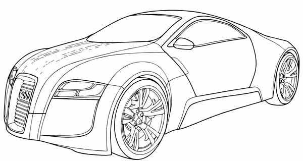 Раскраска Ауди q5