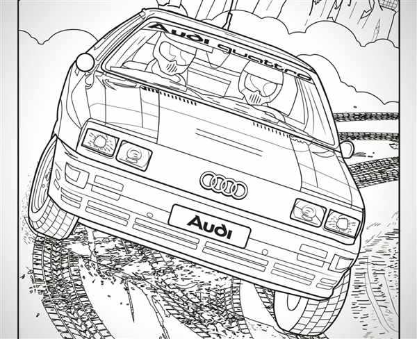 Раскраска Audi q5